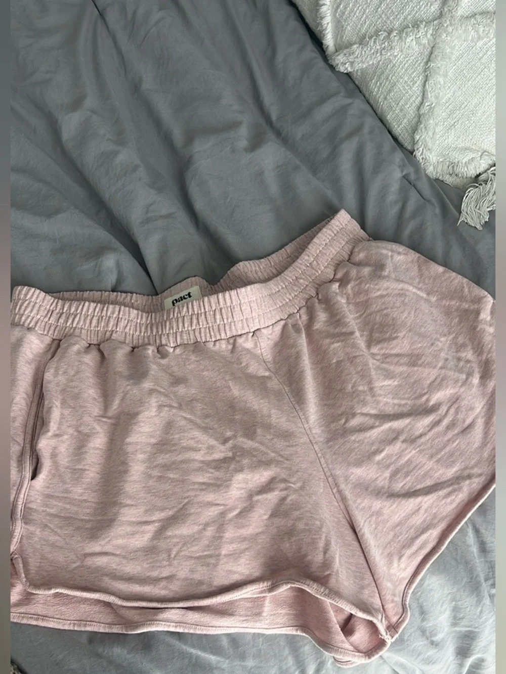 Pact Light Pink Athletic Lounge Shorts - Picture 6 of 6